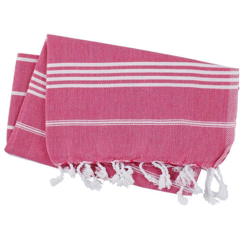 Peskir Ellen fuchsia - handwoven / hammam towel XS