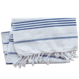 Peskir Ellen white - handwoven / hammam towel XS