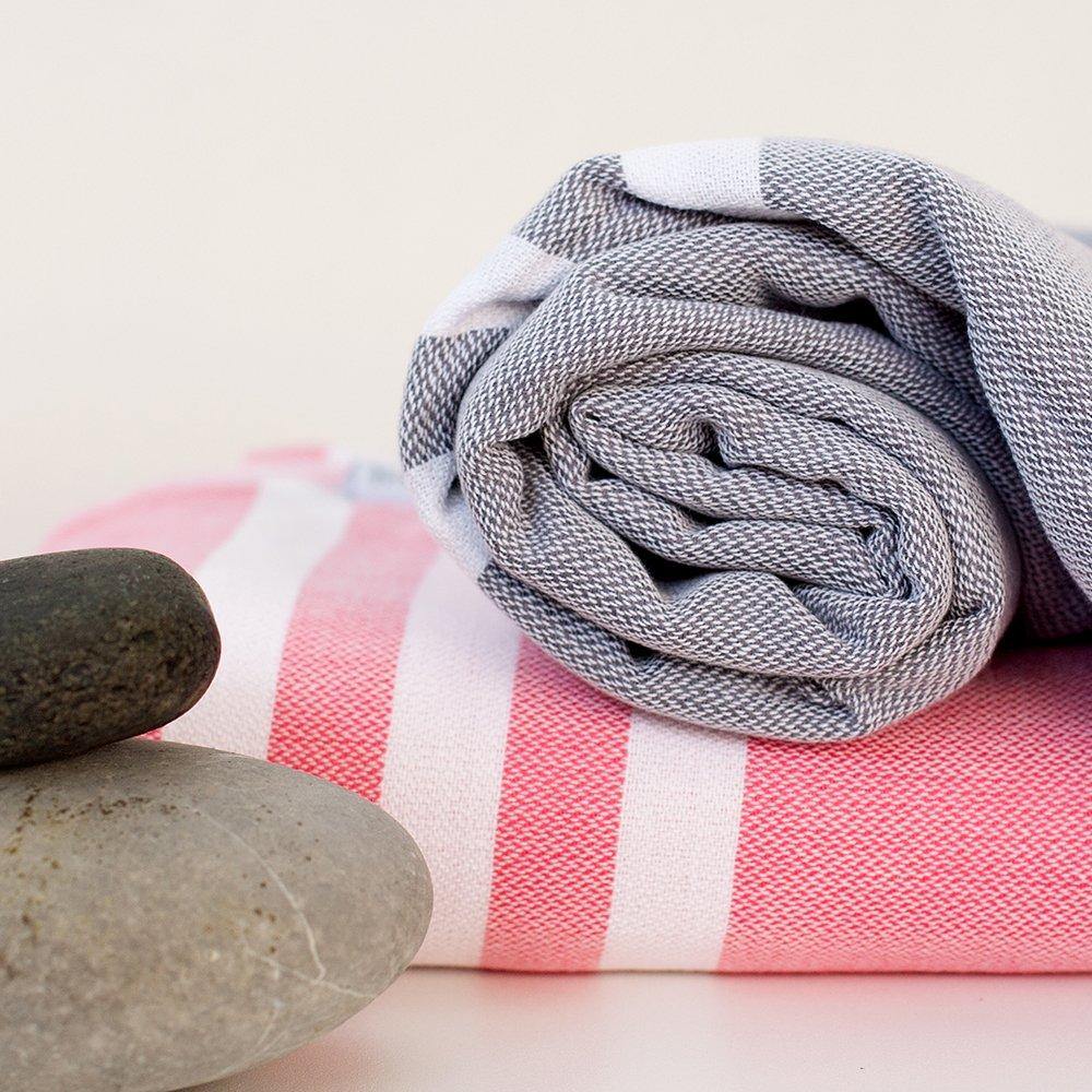 Hamam towel Mavi handwoven - grey - Hamamista