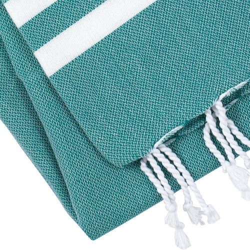 Peskir Mavi green - handwoven - / Hamam cloth XS - Hamamista