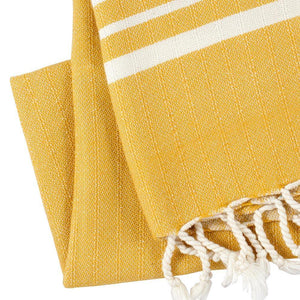 Peskir Leyla yellow - hand-woven and pre-washed - / Hamam cloth XS - Hamamista