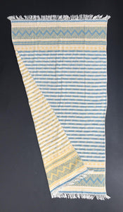 Hamam Towel Jackie Fez yellow-blue