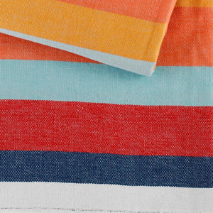 Hamam towel Efe by Hamamista in red-blue-orange