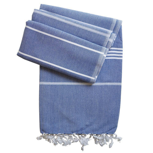 Hamam Towel XXL Ellen handwoven - blue