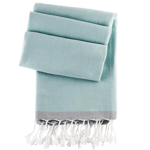 Hamam towel Enis mint from Hamamista