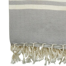 Download the image in the gallery viewer, Hamamtuch XXL Leyla hand-woven and pre-washed - grey