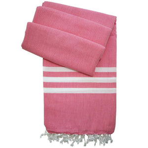 Hamam towel Mavi extra long by Hamamista in the colour fuchsia
