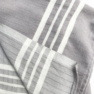 Hamam Towel XXL Leyla hand-woven and pre-washed - grey