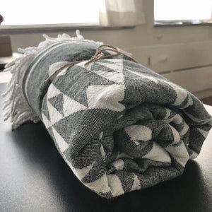 Hamam blanket / Hamam towel round Jackie Ethno - Hamamista