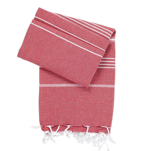 Hamam towel Sara red from Hamamista